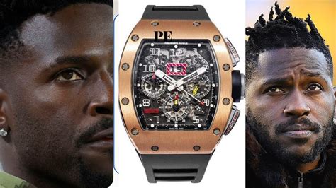 antonio brown sells fake watch|Man suing Antonio Brown for alleged $160K watch scam .